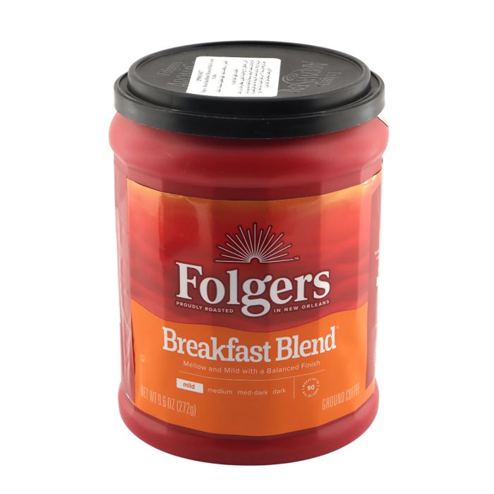 Folgers Breakfast Blend Ground Coffee 272g | القهوة والشاي | قهوة | قهوة مطحونة