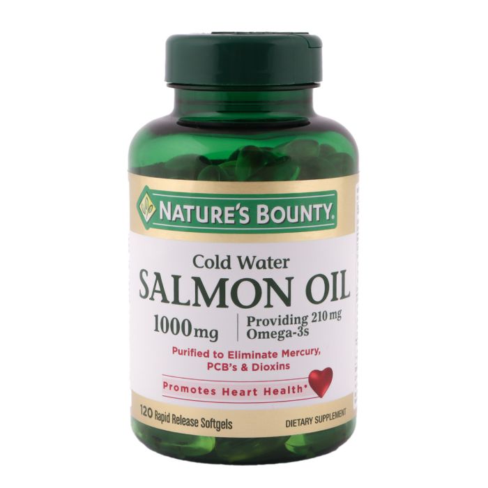 Natures Bounty Salmon Oil 1000mg - 120 Softgels | Health & Wellness | Vitamins & Supplements