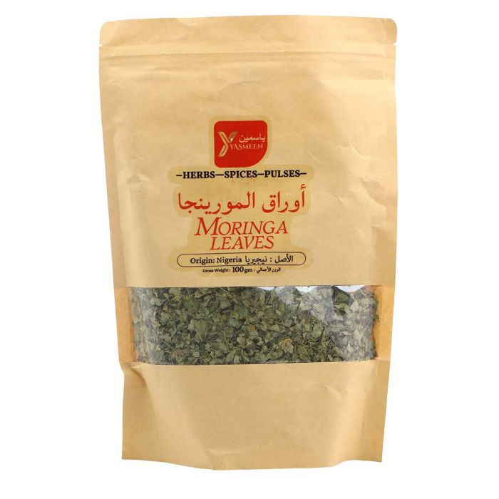 Yasmeen Moringa Leaves 100g | Condiments & Seasoning | Salt & Spices | Bagged Spices