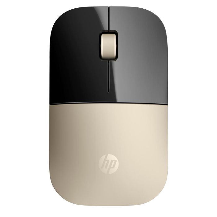 ماوس لاسلكي HP Z3700 باللون الذهبي | أجهزة الكمبيوتر | فأرة ولوحة مفاتيح