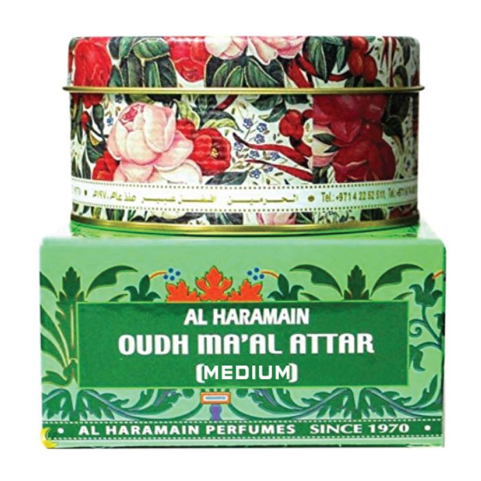 Al Haramain Oudh Ma Al Attar Medium Unisex Bukhoor 40g | Perfumes & Fragrances | Arabic Perfumes & Fragrances