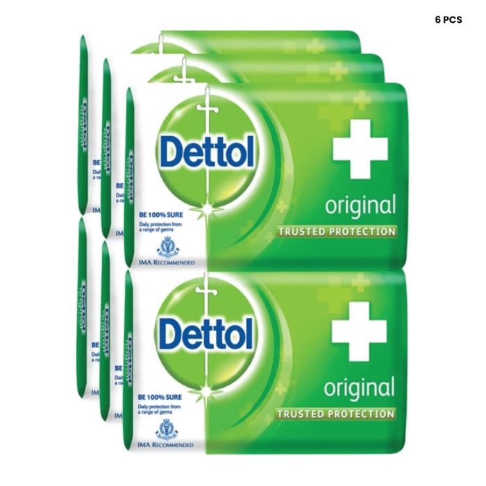 Dettol Original Soap 6X100g | Personal Care | Skin & Body Care | Liquid & Bar Soap