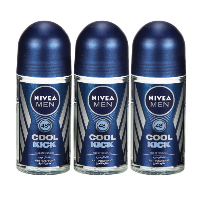 Nivea for Men Antiperspirant Deodorant Roll-on Assorted 3x50ml | Personal Care | Deodorants & Anti-Perspirant | Deodorant Roll On