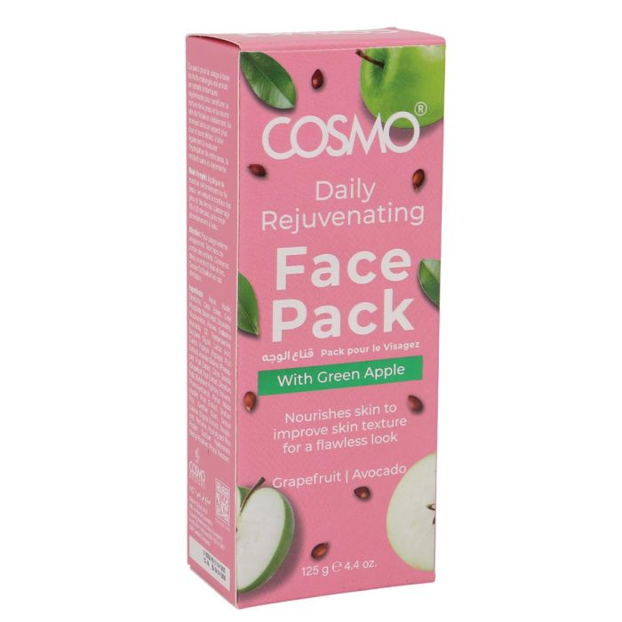 Cosmo Face Pack with Green Apple 125g | Personal Care | Face Care | Serums & Creams