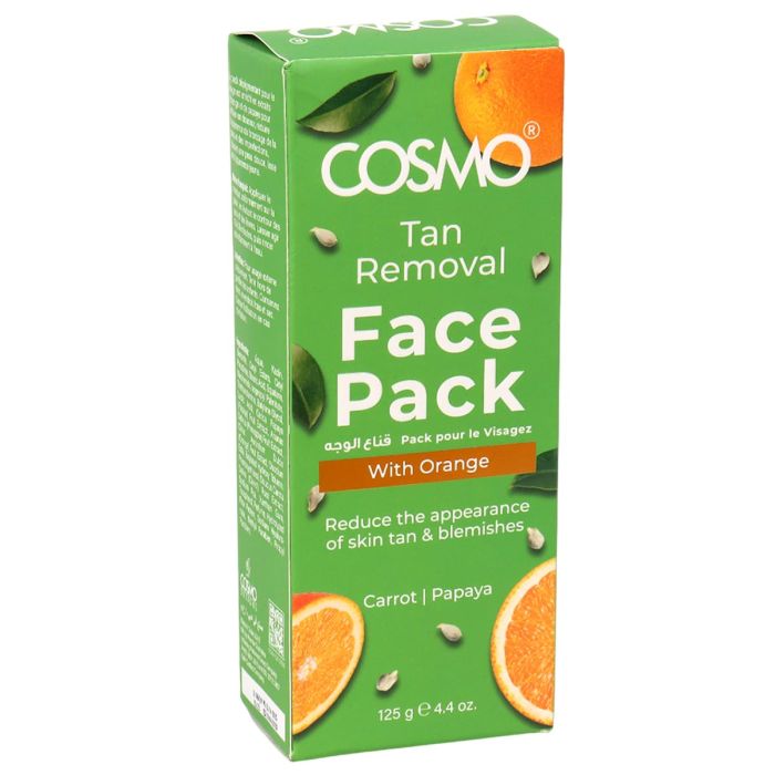 Cosmo Face Pack Tan Removal with Orange 125g | Personal Care | Face Care | Serums & Creams