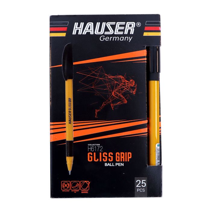 قلم حبر جاف Gliss Grip أسود 25 | مستلزمات المكتب والمدرسة | أدوات الكتابة ومواد التصحيح