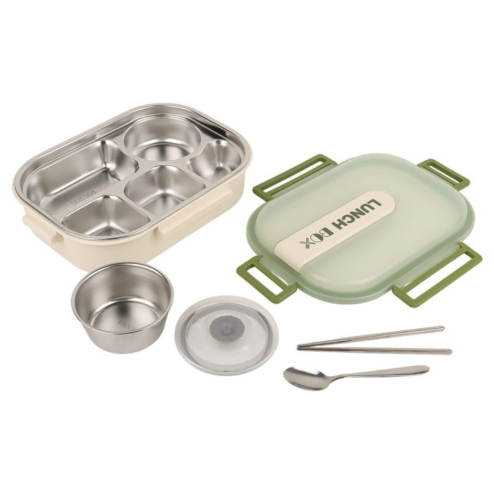 Lunch Box Stainless Steel JS213A | مستلزمات المكتب والمدرسة | زجاجات الماء وعلب الطعام