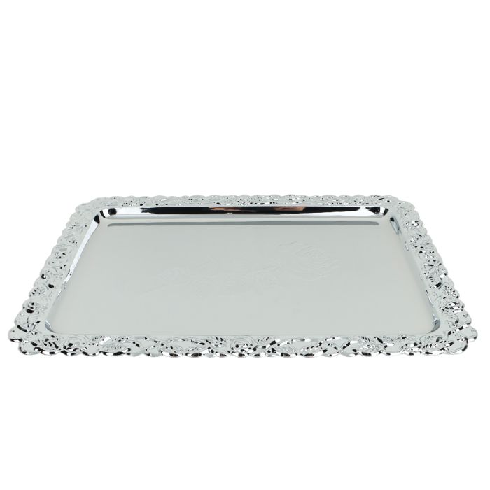 Silver Tray Stainless Steel Single Large GER6881 | المطبخ والطعام | أدوات الطعام والتقديم