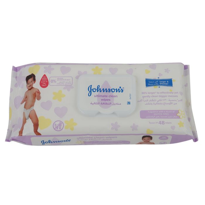 Johnsons Ultimate Clean Wipes 48 Wipes | Diapering | Wipes