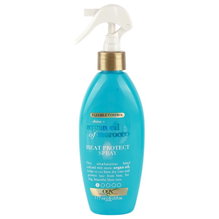 OGX Argan Oil Of Morocco Hair Heat Protect Spray 177ml | Personal Care | Hair Care | Hair Masks & Oil