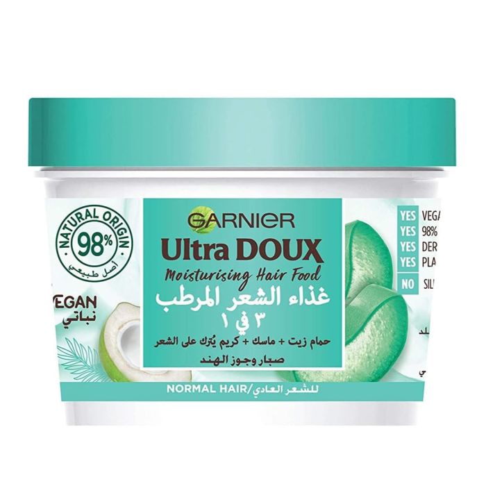 غارنييه ألترا دوكس غذاء الشعر المنعم بالألوفيرا 390 مل | رعاية شخصية | العناية بالشعر | Hair Serums
