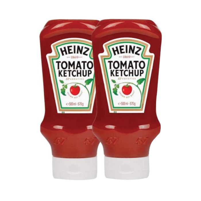 Heinz Tomato Ketchup 2x570g | التوابل والبهارات | الصلصات والتتبيلات | صلصات | كاتشب