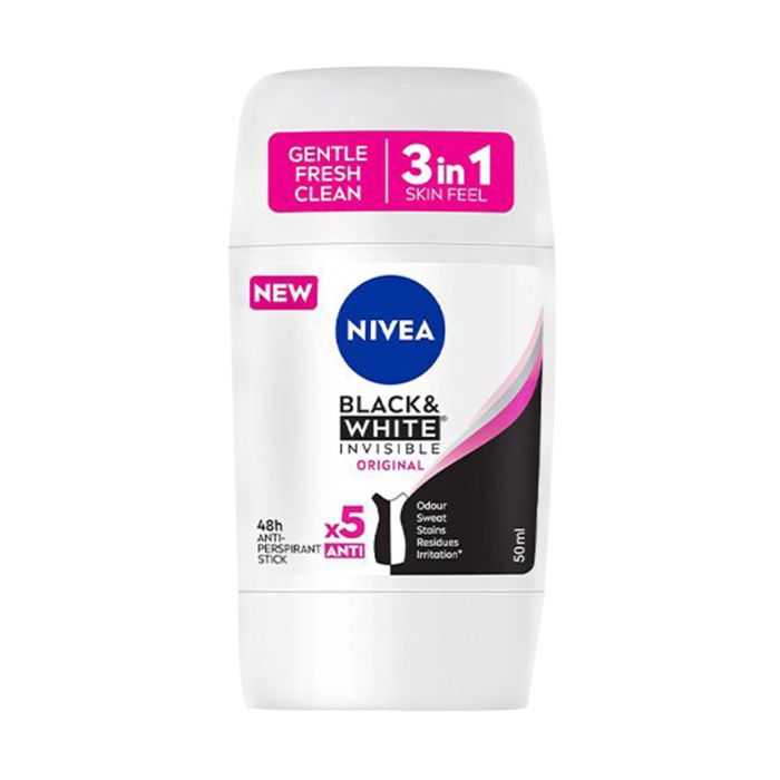 Nivea Black & White Invisible Antiperspirant 50ml | Personal Care | Deodorants & Anti-Perspirant | Deodorant Roll On