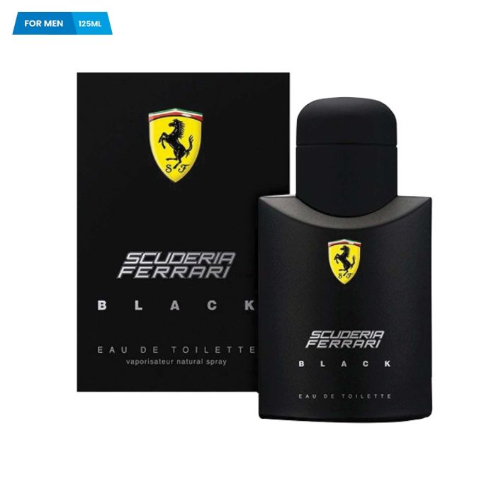 Ferrari Scuderia Black Eau de Toilette for Men 125ml | Perfumes & Fragrances | Men Perfumes