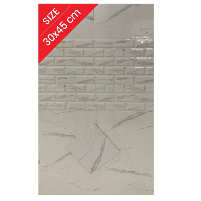 Bathroom/Kitchen Tiles 30x45cm (6 Pieces & 0.81 Sq.Mt Per Box - Sold By Box) | Flooring & Tiles