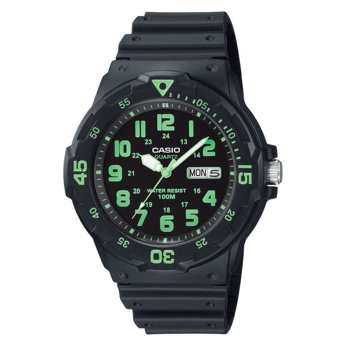 Casio Analog Watch For Men Black  MRW 200H 3BVDF | رجال | ساعات رجالية | ساعات رجالية رسمية