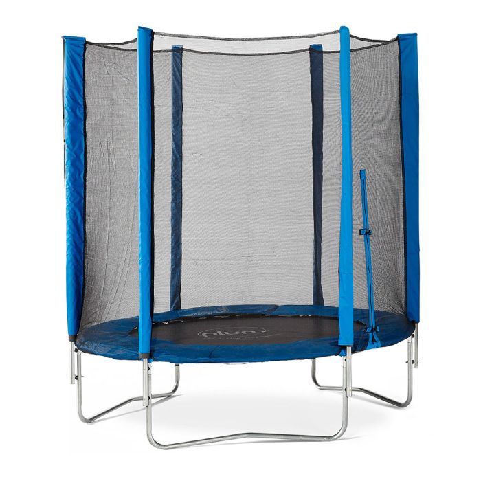 Plum 6ft Junior Trampoline & Enclosure Blue | Sports | Trampoline