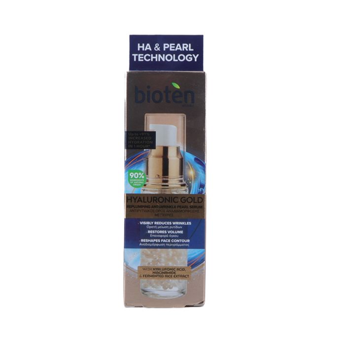 Bioten Face Serum Hyaluronic Gold 30ml | Personal Care | Face Care | Serums & Creams