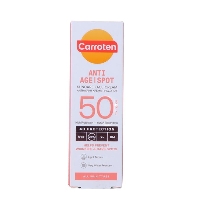 Carroten Face Cream Anti Spot SPF50 50ml | Personal Care | Face Care | Serums & Creams