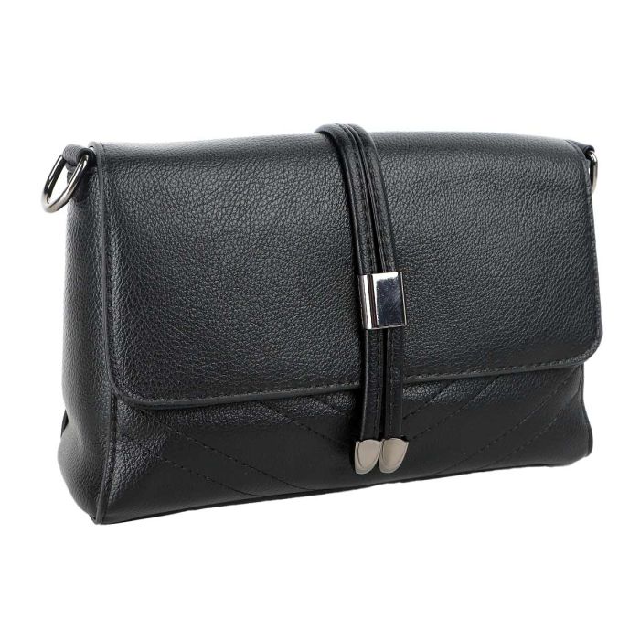 Ladies Bag Soft Plain Black 894 | السيدات | حقائب النساء | حقائب كتف