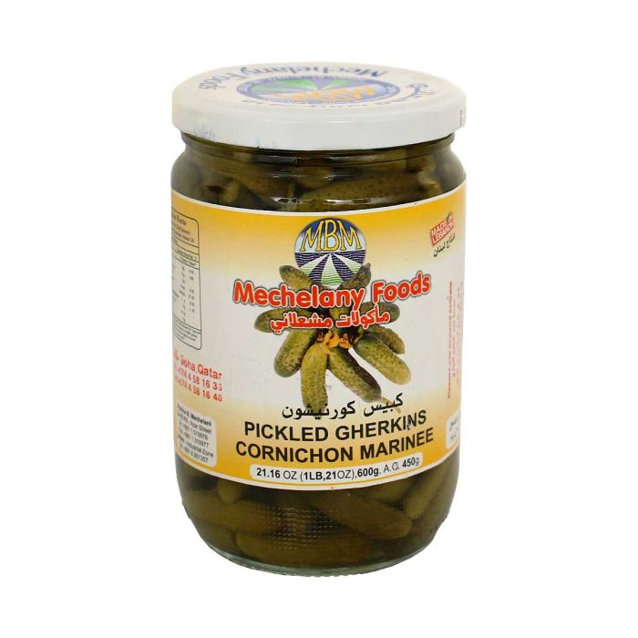 Mbm Pickled Gherkins 600g | Canned & Jarred Food | Canned Vegetables | Pickles