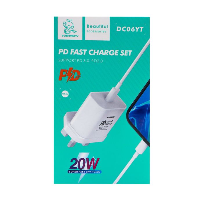 PD Fast Charge Set Cable Type C Adapter | Mobile Accessories | Chargers & Cables