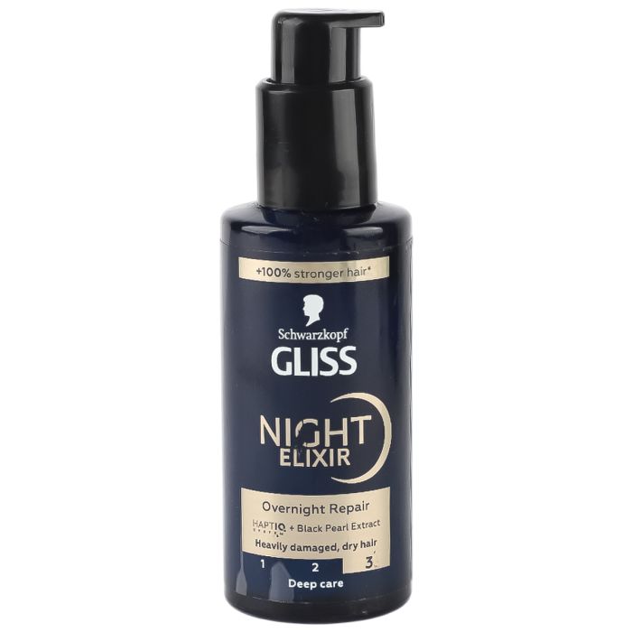 Schwarzkopf Gliss Night Elixir Overnight Repair 100ml | Personal Care | Hair Care | Hair Masks & Oil