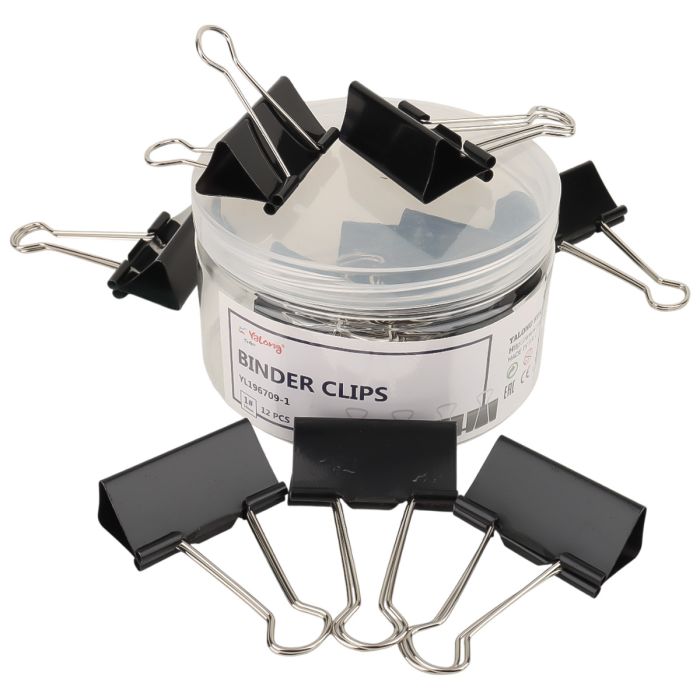 Yalong Binder Clip 12 Pieces | Office & School Supplies