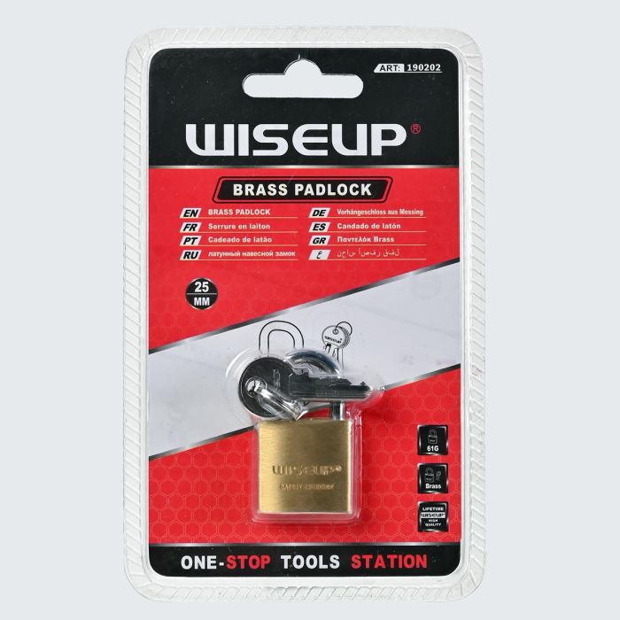 Wiseup Pad Lock - 19253-190202 | Tapes, Ties & Locks