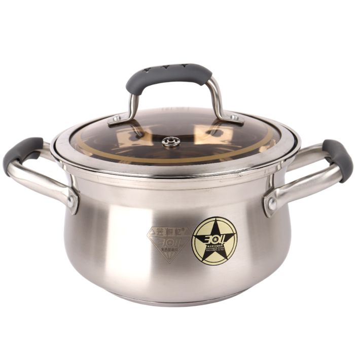 Single Casserole Stainless Steel 20cm | Kitchen & Dining | Cookware | Large Size Cookwares