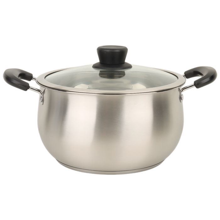Stainless Steel Single Casserole With Cover 22cm | Kitchen & Dining | Cookware