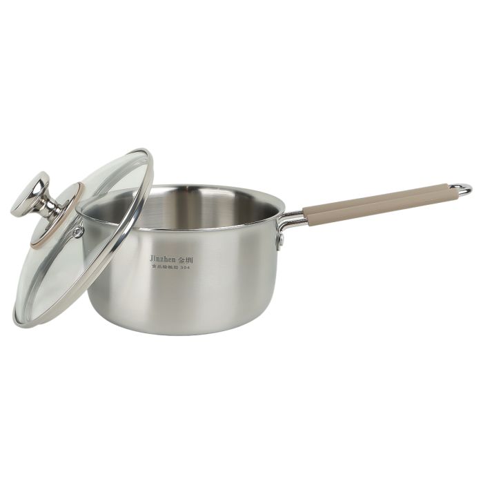 Stainless Steel Sauce Pan With Cover 18cm | Kitchen & Dining | Cookware