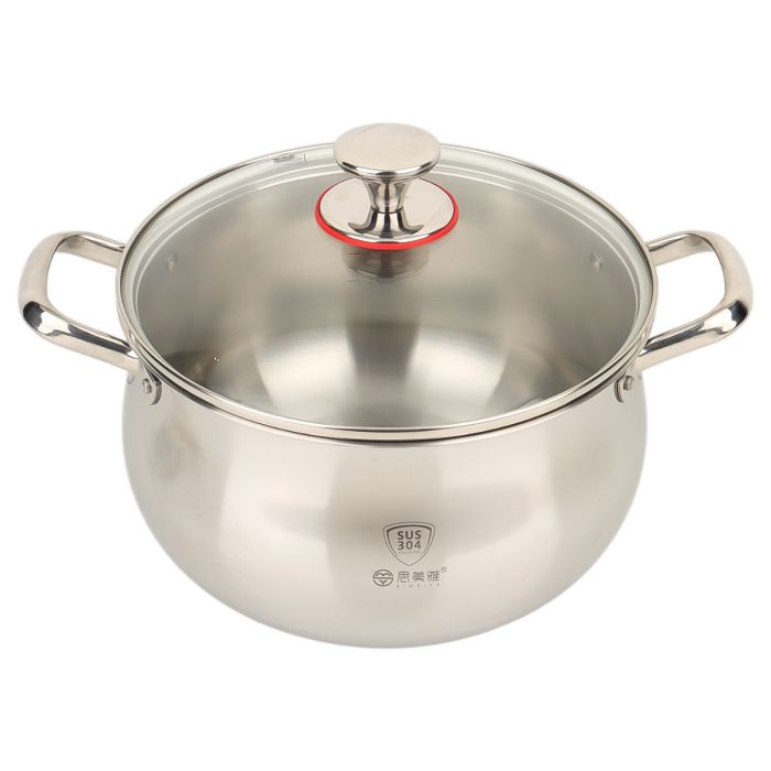 Stainless Steel Casserole With Cover 24cm | المطبخ والطعام | أدوات الطهي