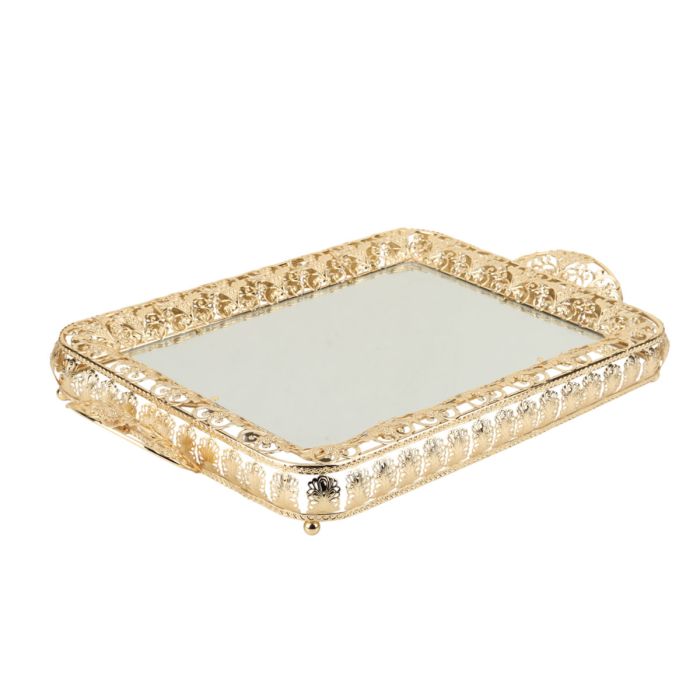 Metal Mirror Tray YG2363 A | المطبخ والطعام | أدوات الطعام والتقديم