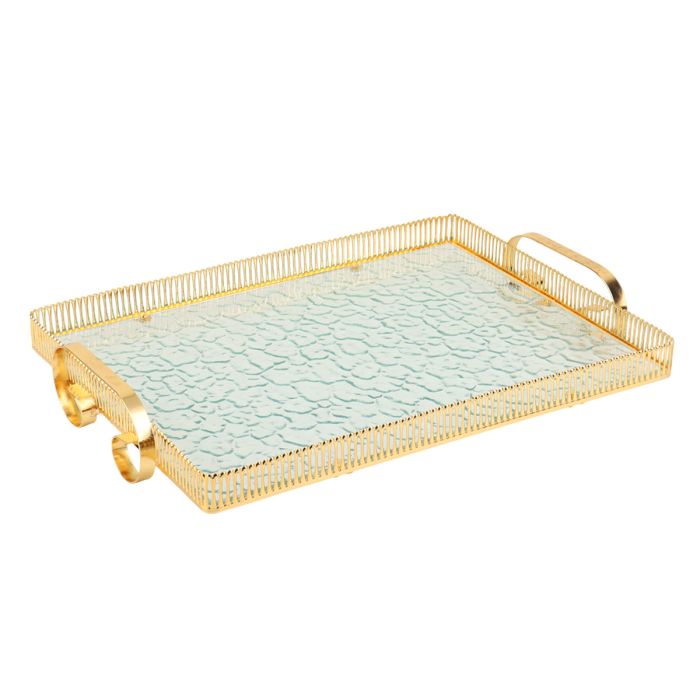 Metal Mirror Tray Y805 1A | المطبخ والطعام | أدوات الطعام والتقديم