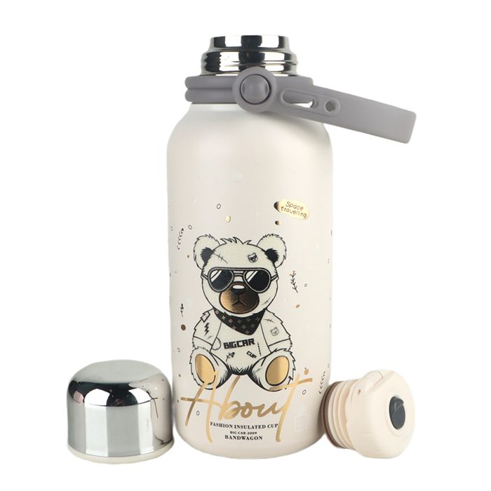 Printed Stainless Steel Fashion Insulated Bottle 1.5L | المطبخ والطعام | أدوات الزجاج والشرب