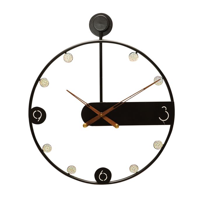 ساعة حائط جذابة بتصميم جميل - 2136B/A | ديكور المنزل | الساعات | Decoration Clocks