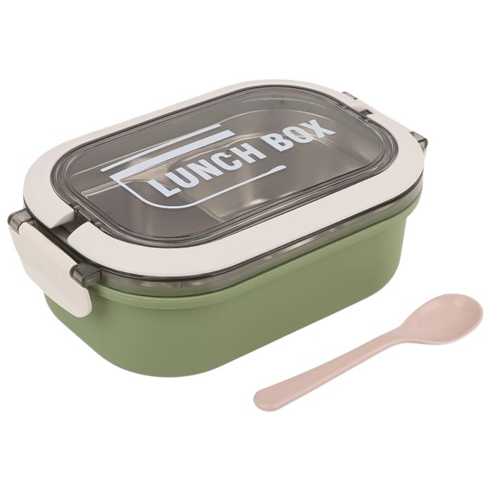 Stainles Steel Lunch Box 2 Parts | مستلزمات المكتب والمدرسة | زجاجات الماء وعلب الطعام