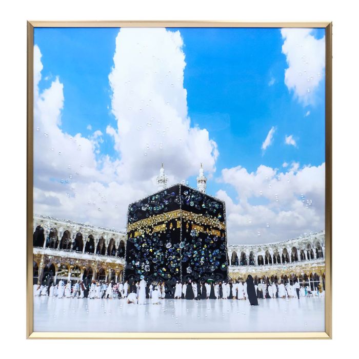 إطار الكعبة من مادة PVC مقاس 60 × 60 | ديكور المنزل | الإطارات | Quranic Verses Frames