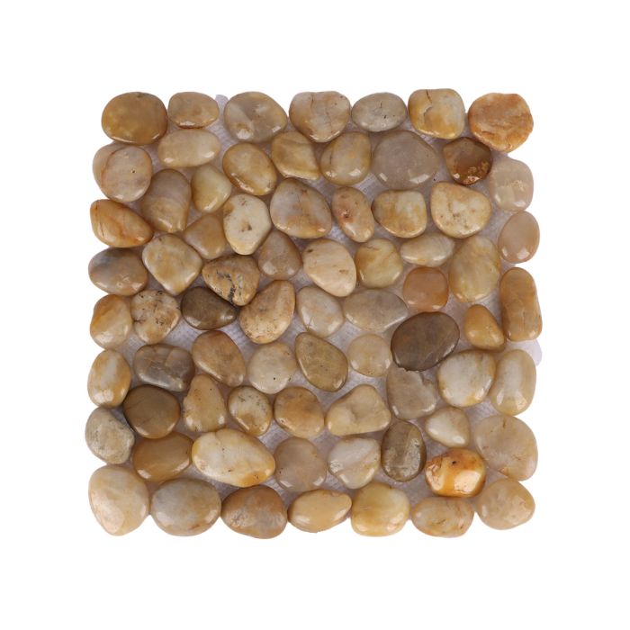 Marble Stone Table Mat 30x30cm Yellow | Home Decor | Flowers
