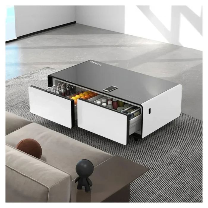 Tea Table Glass Rectange White | Furniture | Living Room Furniture | Tables