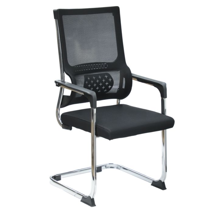 Visitor Chair Net Back Black | Furniture | Office Furniture | Office Chairs