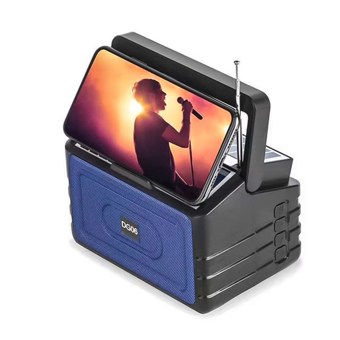 GZC Portable Wireless Speaker with Solar Panel DG06 | Audio | Bluetooth Speakers