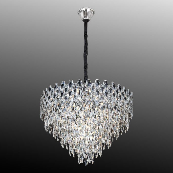 Crystal Hanging Light Silver XD23025/600-CH | Lights & Chandeliers | Chandeliers