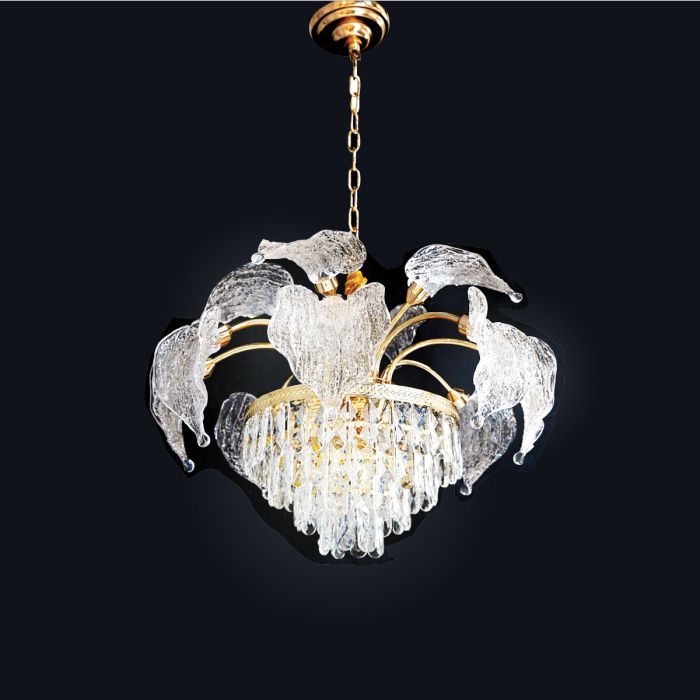 Crystal Hanging Light Golden 896-650-GD | Lights & Chandeliers | Chandeliers