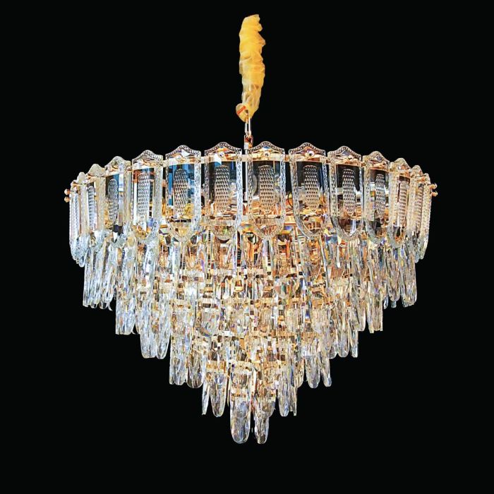 Crystal Hanging Light Gold-1X2 6251-800X480-GD | Lights & Chandeliers | Chandeliers