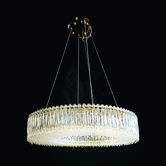 Crystal Hanging Light Golden H2470-1000B/GD | Lights & Chandeliers | Chandeliers