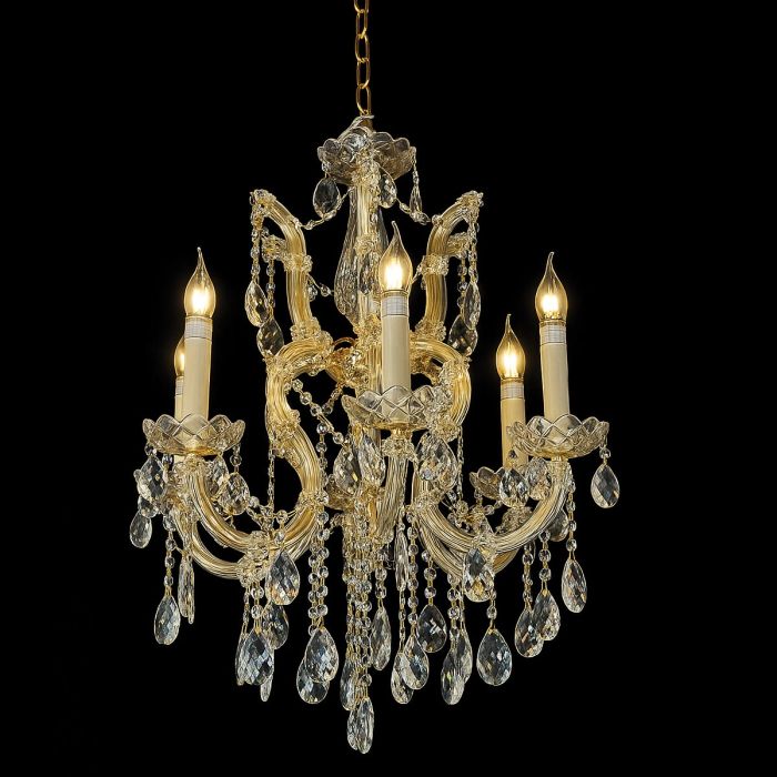 Chandelier Maritrez Golden (19 Bulbs) | Lights & Chandeliers | Chandeliers