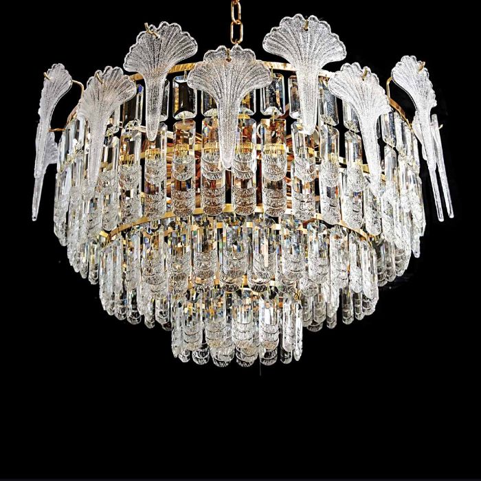 Crystal Golden Hanging Light