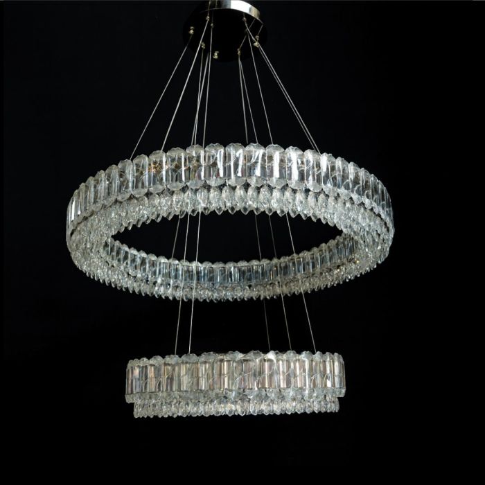 Crystal Hanging Light Silver | Lights & Chandeliers | Chandeliers